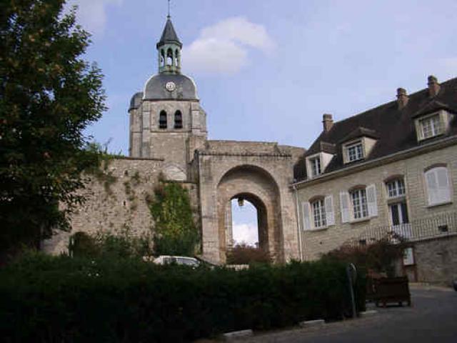 entrance to church and castle