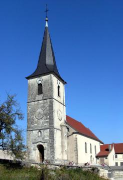 L'église Saint-Martin à Bourogne