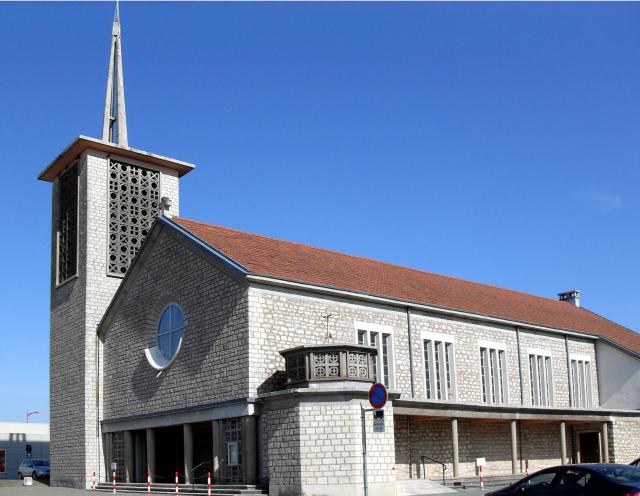 L'église Notre-Dame-de-la-Paix à Montreux-Château