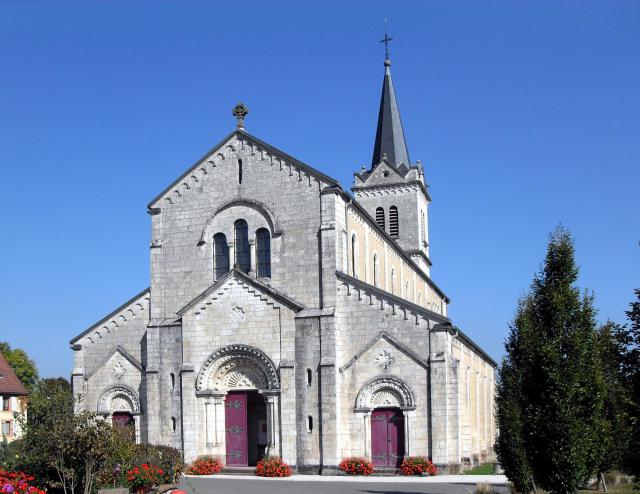 L'église Saint-Laurent à Bermont