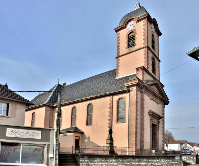 Eglise saint Etienne de Châtenois-les-Forges. Territoire de Belfort.