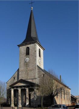 L'église de l'Exaltation-de-la-Sainte-Croix à Chèvremont