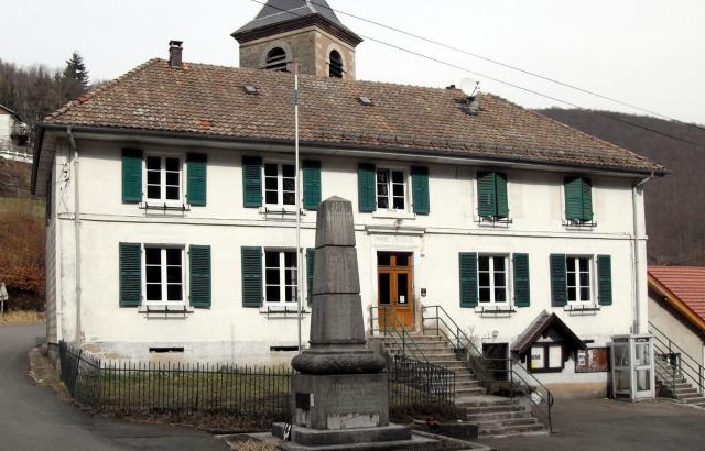 La mairie-école d'Auxelles-Haut