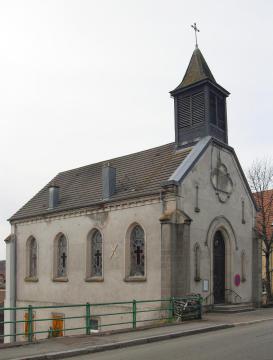L'église luthérien à Giromagny