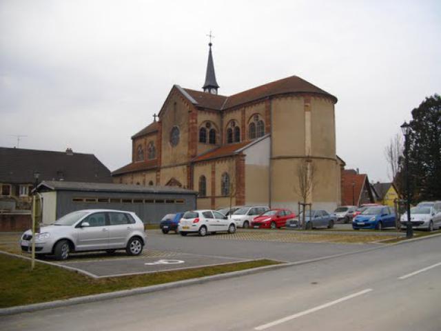Eglise de Granvillars, côté Sud