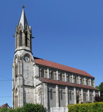L'église Saint-Jean-Baptiste à Réchésy