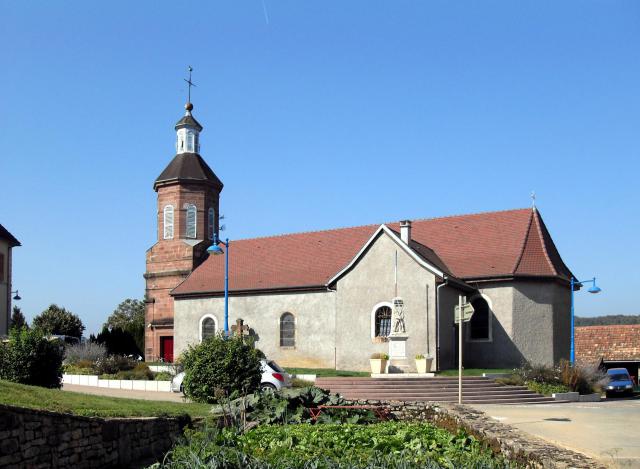 L'église Saint-Ambroise à Banvillars