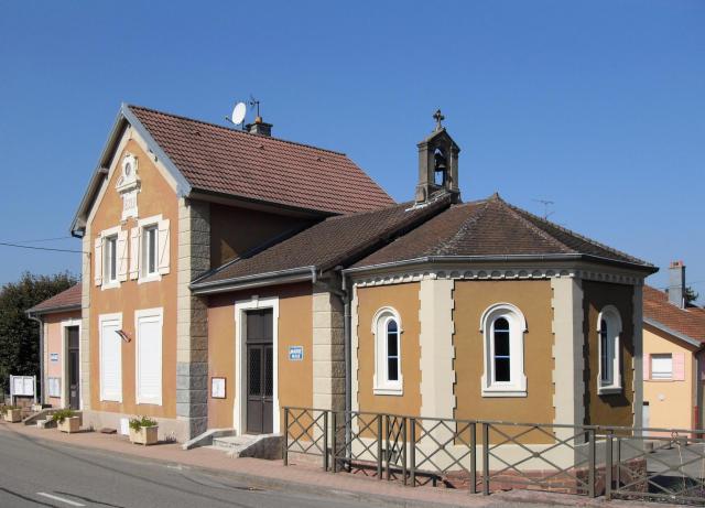 La mairie et la maison commune dite mairie bleue de Sevenans