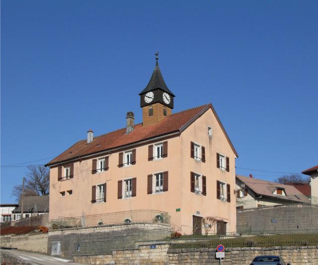 La mairie-école de Lebetain