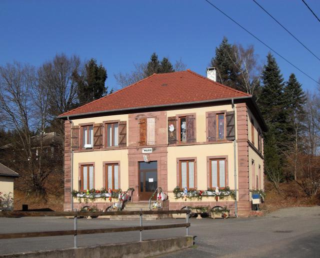 La mairie d'Anjoutey