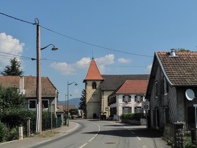 Chaux, église Saint-Martin dans la rue