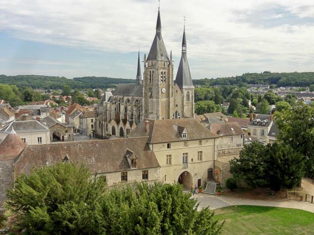 Vue depuis le donjon du château.