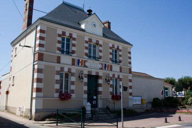 La mairie de Oncy-sur-École, Oncy-sur-École, Essonne, France