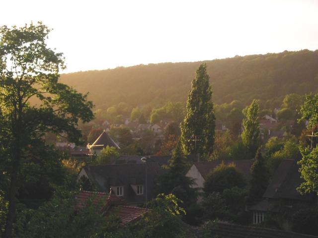 Bures-sur-Yvette, coucher de soleil