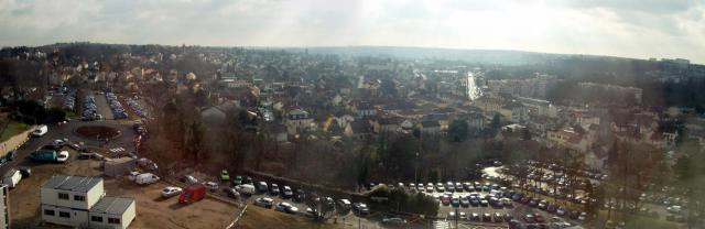Crosne : vue panoramique de la partie est
