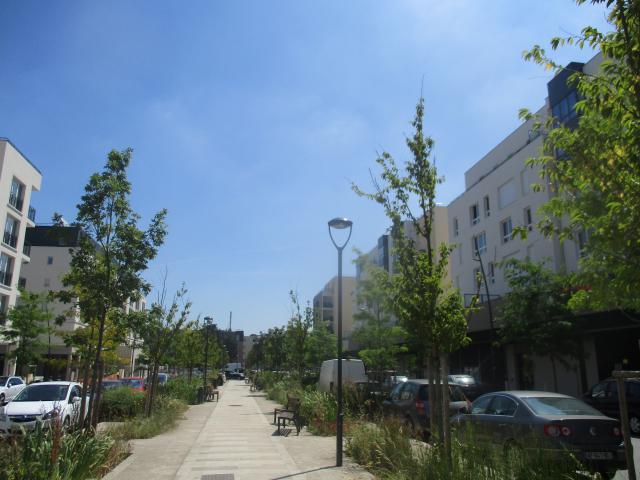 Fleury-Mérogis: quartier des Aunettes, nouvellement réhabilité.
