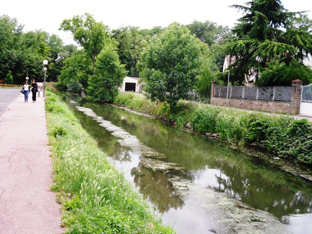 La rivière l'Orge à Juvisy-sur-Orge (91)