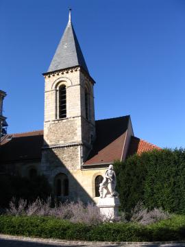 L'église du Plessis-Robinson, Hauts-de-Seine, France.