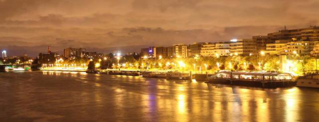 Levallois Perret, vue du pont Levallois