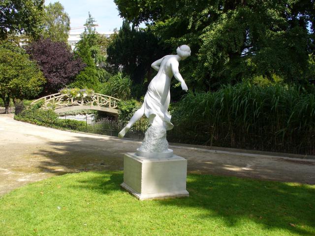 Square Voyer d'Argenson, à Asnières-sur-Seine (92)