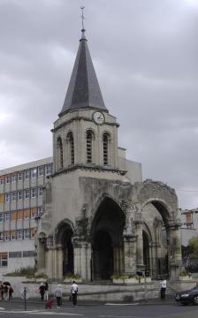 Ruine de l'ancienne église de Colombes (Hauts de Seine - France)