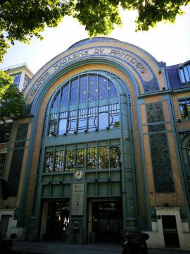 Façade Entrepôt des Grands Magasins du Printemps - Clichy