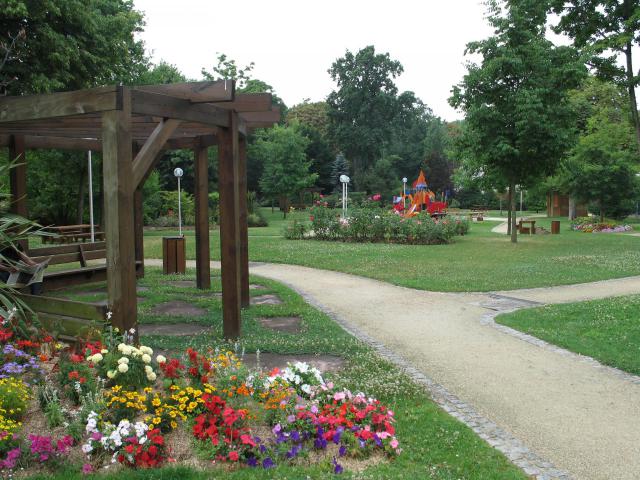 Le parc René Martin, rond-point Carette.