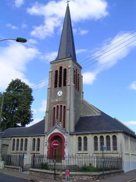 L′église Saint-Joseph, à Aulnay-sous-Bois, en France.
