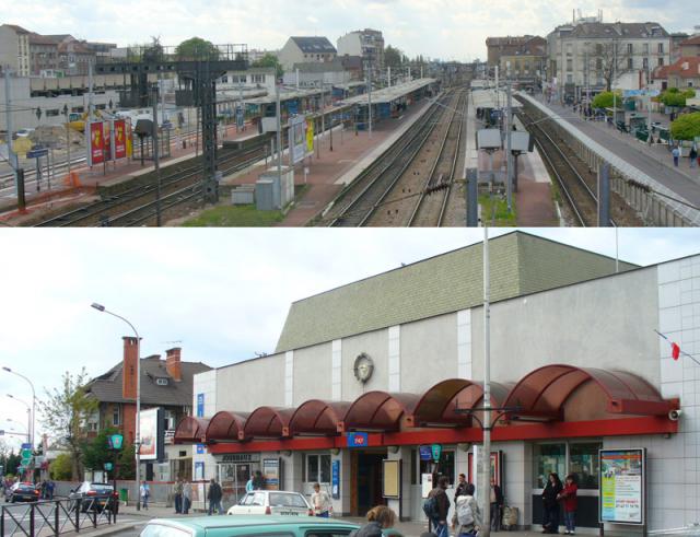 Railway Station (RER) of Aulnay-sous-Bois (FRANCE)
