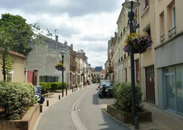 La rue de Paris,à Romainville.