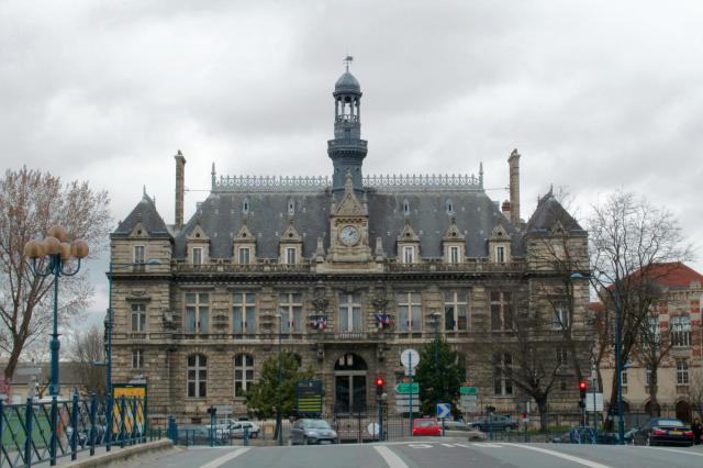 Mairie de Pantin (Seine-Saint-Denis, France).