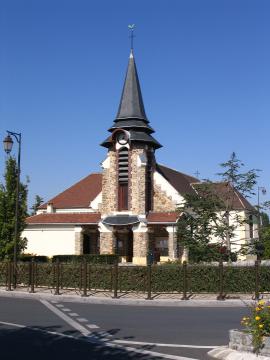 L'église de Gournay-sur-Marne, Seine-Saint-Denis, France