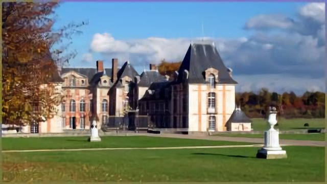Façade du château de Grosbois