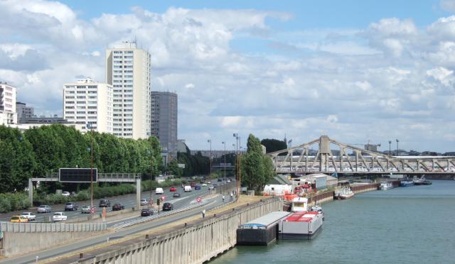 Autoroute A4 à Charenton-le-Pont