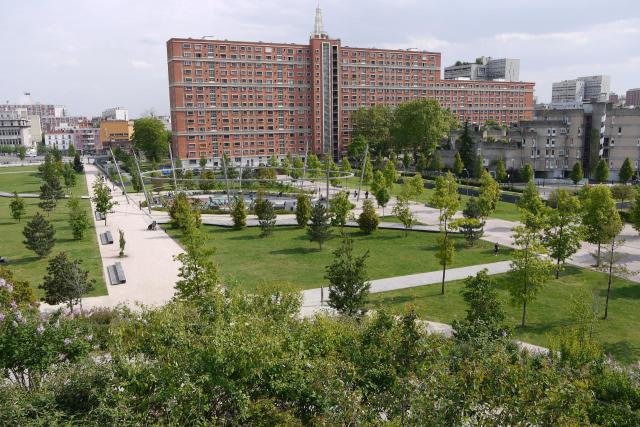 Le parc des Cormailles à Ivry-sur-Seine.