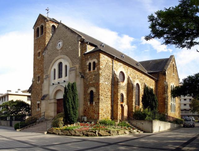L'église Sainte-Madeleine de Franconville (Val-d'Oise), France