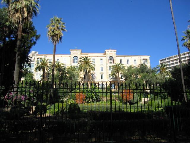 Ajaccio (Corse-du-Sud, France) - L'ex-Grand Hôtel Continental, siège actuel de la Collectivité territoriale de Corse. Lieu de la prise de…