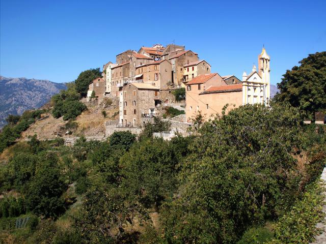 Tralonca, Bozio (Corse) - Vue du village