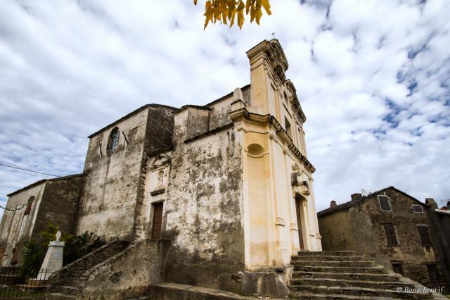 Novale, Castagniccia (Haute-Corse) - L'église paroissiale Saint-Etienne