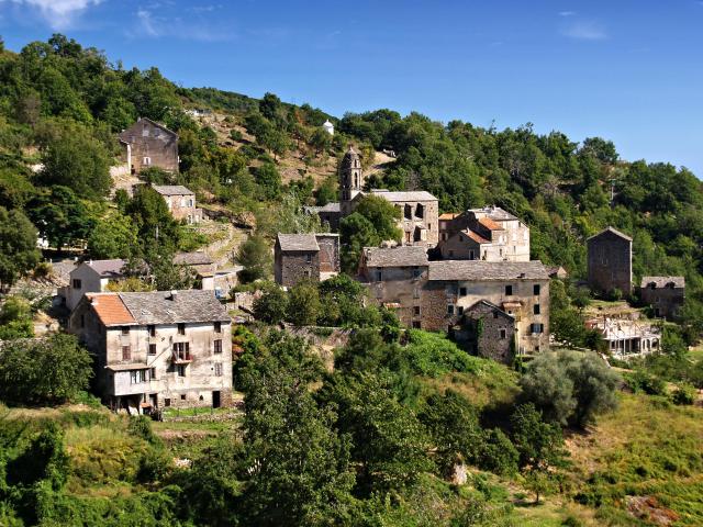 Zuani (Corsica) - Vue du village