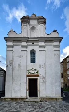Tox ("Tocchisu" en langue corse), Costa Verde (Corse) - Église San Giovanni Baptista du XVIIe siècle.