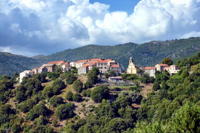Focicchia (Corse) - Vue du village