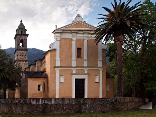 Pietracorbara, Cap Corse (Corse) - Église San Clemente de Pietracorbara du XVe remaniée au XVIIIe siècle