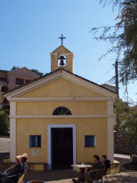 Ogliastro, Cap Corse (Corse) - Chapelle San Roccu à la marine d'Albo