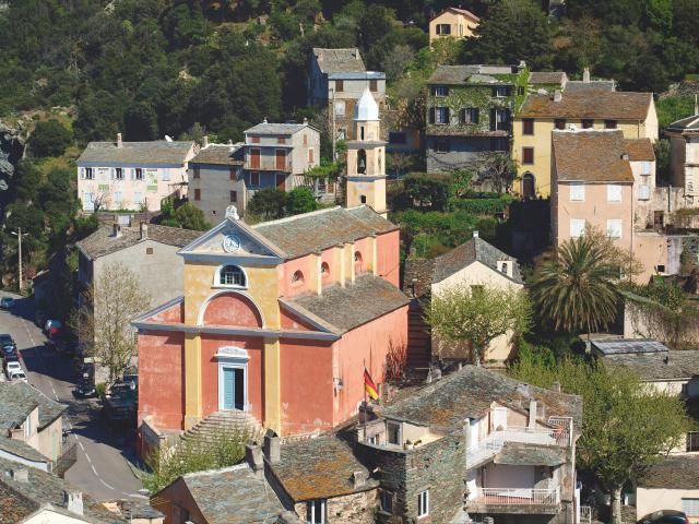 Nonza (Corsica) - Église Santa Giulia (14e s. - MH)