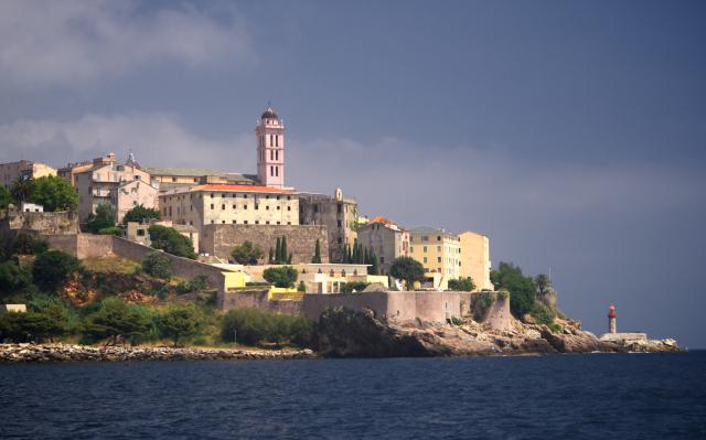 La citadelle de Bastia vue du sud