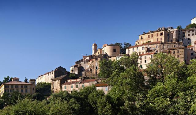 Oletta (Corse) - Panorama du village