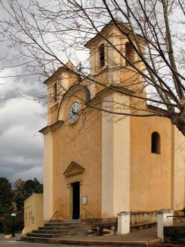 Olmeta-di-Tuda, Nebbio (Haute-Corse) - L'église paroissiale Sainte-Marie-de-l'Assomption dite "Santa Maria"