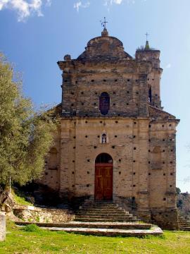 Volpajola (Corse) - Eglise de l'Annonciade - Façade principale