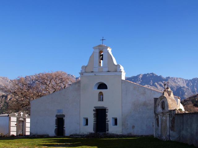Muro, Balagne (Corse) - Chapelle San Ghjacumu (Saint-Jacques) au hameau de Murato